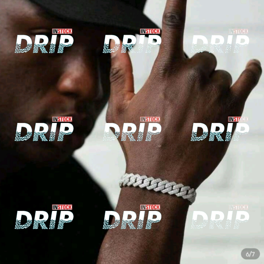 DNS Men's Essential Iced Out Bracelet
