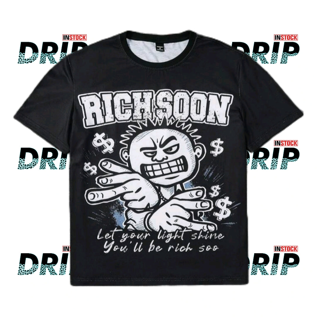 DNS Men's Rich Soon Graphic Tee