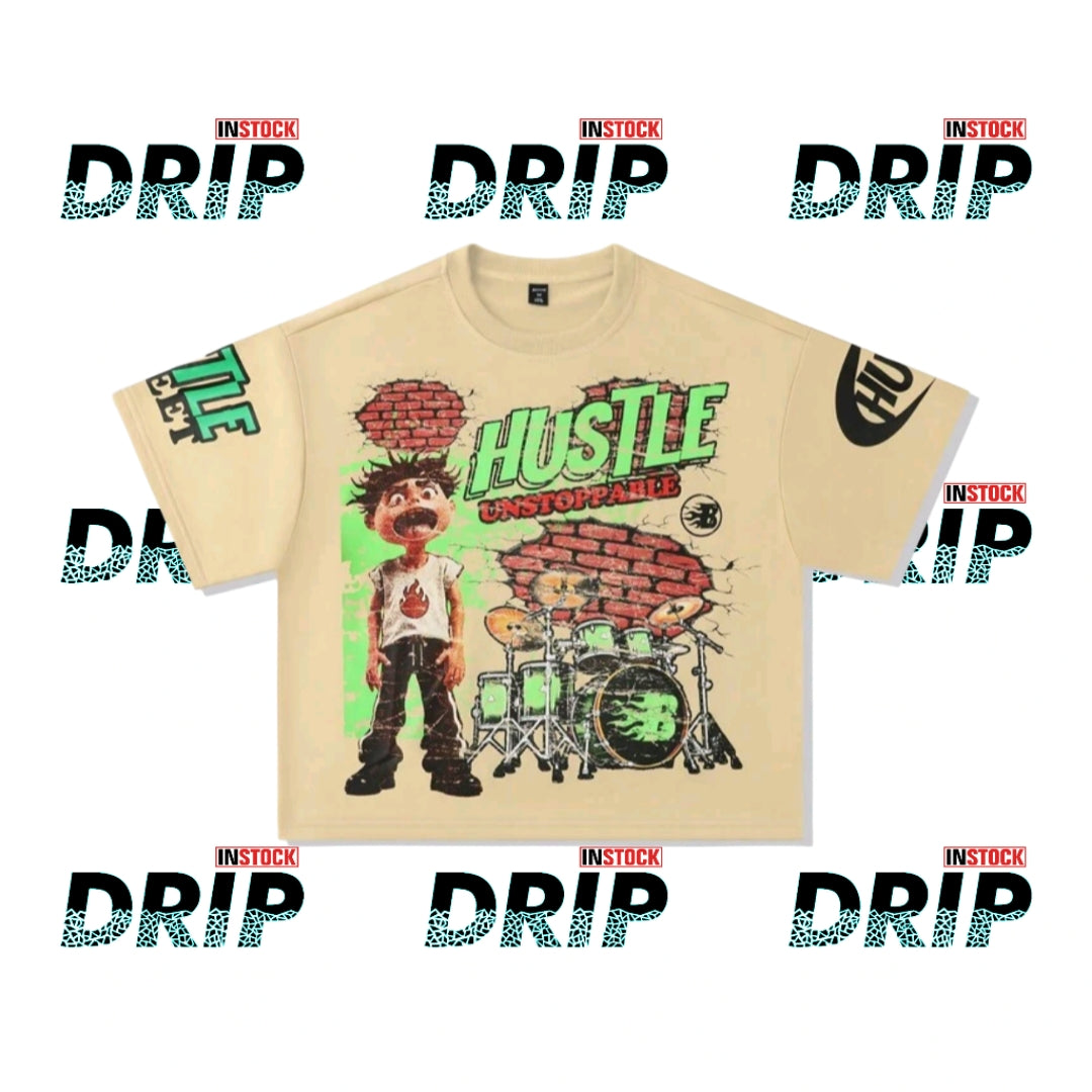 DNS Men's Graphic Hu$tle Tee