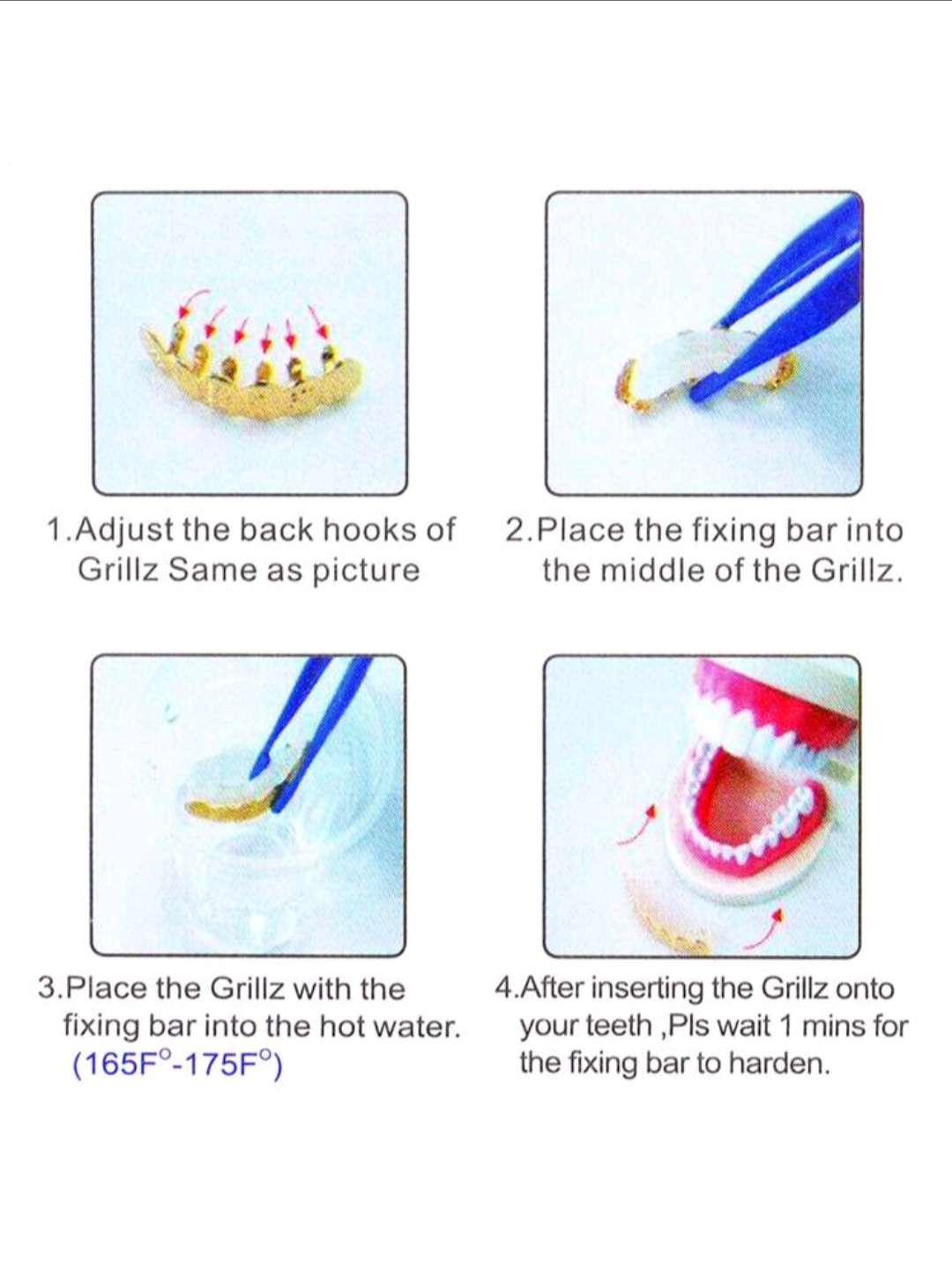 DNS Men's Essential Iced Out Grillz
