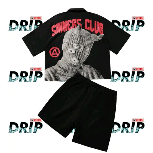 DNS Men's Sinner's Club 2 Piece Set