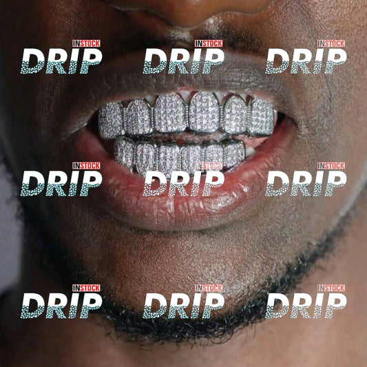 DNS Men's Essential  Iced Out Grillz