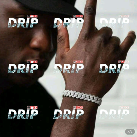 DNS Men's Essential Iced Out Bracelet