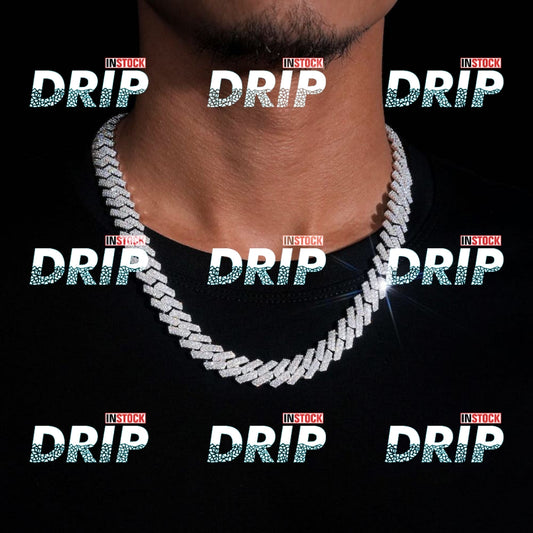 DNS Men's Essential Iced Out Cuban