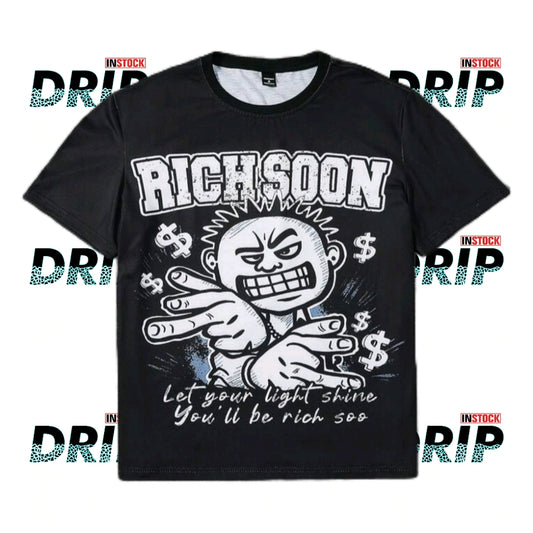 DNS Men's Rich Soon Graphic Tee